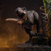 Jurassic Park statuette Icons T-Rex Breakout Set A Iron Studios 17 cm