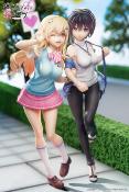 OshiRabu: Waifus Over Husbandos pack 2 statuettes 1/7 Ren Furutachi & Akuru Hayahoshi 23 cm | APEX