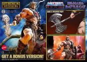 Masters of the Universe statuette Real Elite Masterline Series 1/4 He-Man & Battle Cat Ultimate Bonus Version 86 cm | Prime 1 Studio