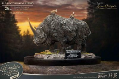 Elasmotherium statuette Rhino (Black) 28 cm | STAR ACE 