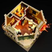 Lumibricks Old West Western Bank Heist Set Construction LED 2875 pcs 28cm