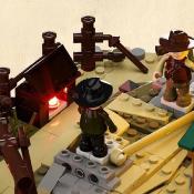 Lumibricks Old West Ranch Duel Set Construction LED 600 pcs 26cm