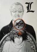 L & Watari Diorama, Death Note | Oniri Créations