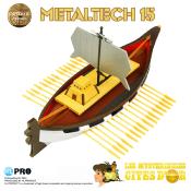 Les Mystérieuses Cités d'Or réplique die-cast Metaltech 15 Solaris Metallic Version Boîte FR HL Pro 21 cm