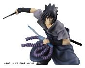 Naruto Shippuden Sasuke Uchiha Great Ninja War 23cm Figurine PVC GEM Series Repeat Megahouse Sharingan Rinnegan Manga Anime