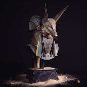 Stargate Desktop Replica casque Jackal Guard d'Anubis 15 cm