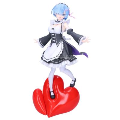 Re:Zero figurine Espresto Poppin Heart Rem 28 cm | BANPRESTO