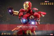 Iron Man figurine Movie Masterpiece Diecast 1/6 Iron Man Mark III (Armor Suit Up Version) 32 cm - HOT TOYS