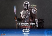 Star Wars: The Mandalorian & Grogu Movie Masterpiece figurine 1/6 The Mandalorian and Grogu (Deluxe Version) 31 cm I Hot Toys 