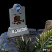 Jurassic Park statuette 1/20 Demi Art Scale T-Rex attacks Donald Gennaro 30 cm | IRON STUDIOS