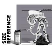 Man of Steel PX statuette PVC 1/8 SDCC 2024 Superman Black & White Version 36 cm | Pure Arts