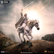Lord of the ring gandalf the white on shadowfax ccxp exclusive 1/10 statue | Iron Studios