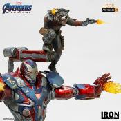 Iron Patriot & Rocket 28 cm Avengers : Endgame statuette BDS Art Scale 1/10 | iron Studios