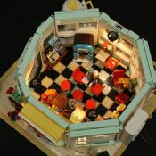 Lumibricks Road Trip Interstellar Drive-In Set Construction LED 2188 pcs 32cm