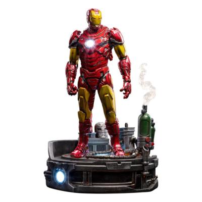 Marvel statuette 1/10 Deluxe Art Scale Iron Man Unleashed 23 cm | IRON STUDIOS