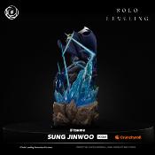 Tsume Art Sung Jinwoo Ikigai 1/6 Statue 44cm Solo Leveling Monarque des Ombres Chasseur Dagues Polyresine