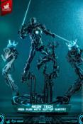 Iron Man 2 figurine 1/6 Neon Tech Iron Man with Suit-Up Gantry 32 cm | HOT TOYS