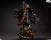 Star Wars Darth Revan 1/5 Statue 48cm Sith Lord KOTOR Sideshow Sabres Laser Rouge Violet Mandalorian Cruiser Legends