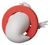 SOS Fantômes Figurine Mini UDF No Ghost 8cm Medicom