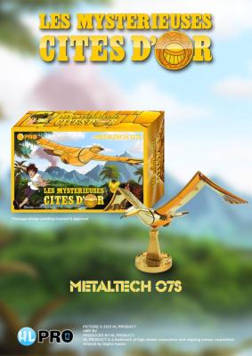 Les Mystérieuses Cités d'or figurine Diecast Metaltech 07S Le Grand Condor 17 cm | HL PRO