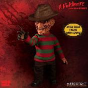Nightmare On Elm Street figurine parlante Mega Scale Freddy Krueger 38 cm | MEZCO