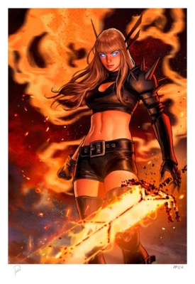 Marvel X-Men impression Art Print Magik 61 x 41 cm - non encadrée I Sideshow Collectibles