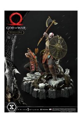 God of War Premium Masterline Series statuette Kratos and Atreus in the Valkyrie 72 cm | Prime 1