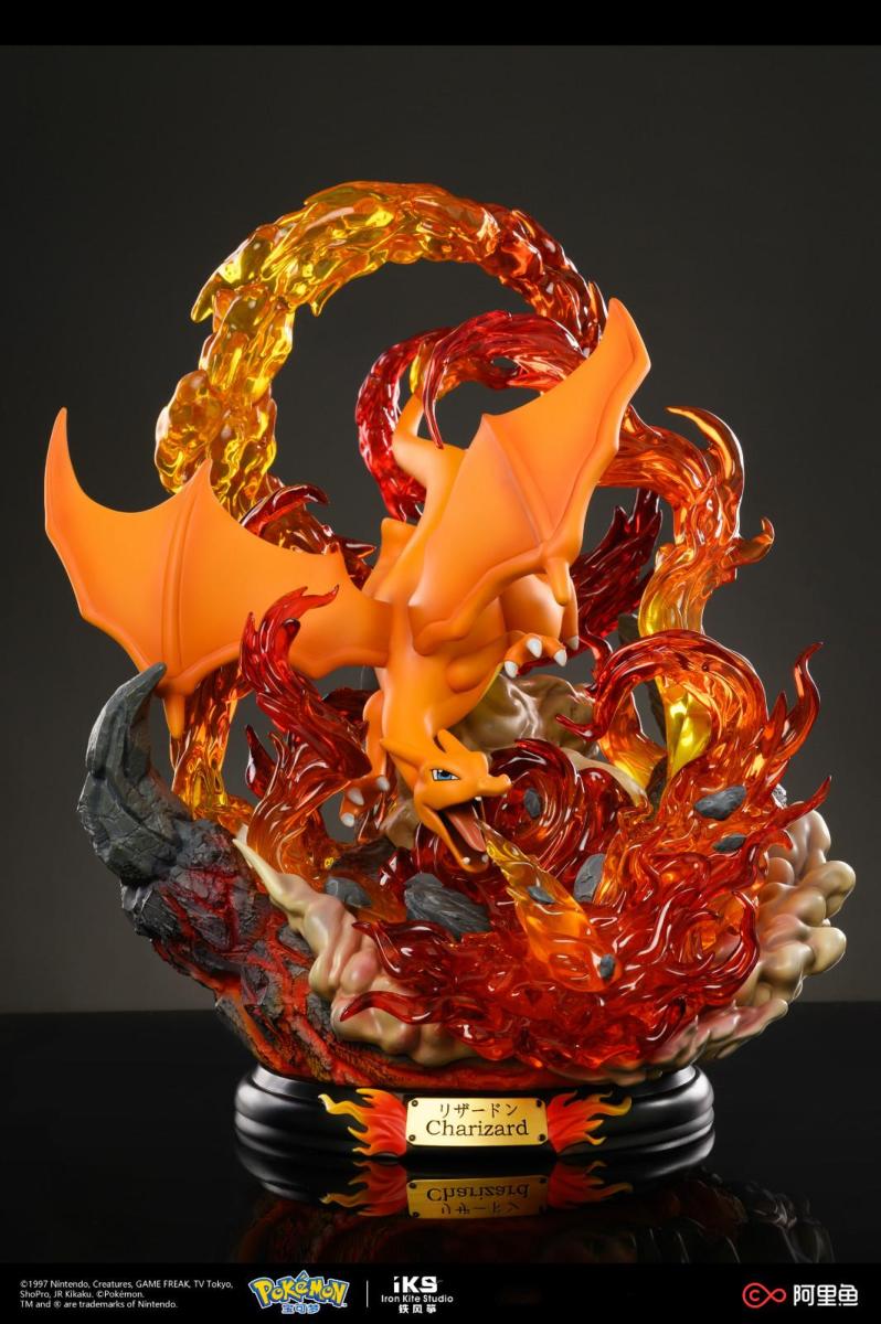 Kyõdaï & Aniki - Dracaufeu Charizard Pokémon Anime Statue Nintendo