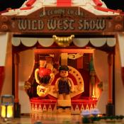 Lumibricks Old West Traveling Circus Set Construction LED 1962 pcs 33cm