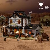 Lumibricks Old West Blacksmith Set Construction LED 2042 pcs 36cm