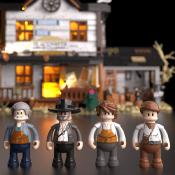 Lumibricks Old West Blacksmith Set Construction LED 2042 pcs 36cm