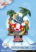 Lilo et Stitch diorama PVC D-Stage Stitch Racing Car 15 cm | Beast Kingdom