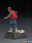 Retour vers le Futur II Statuette 1/10 Art Scale Marty McFly on Hoverboard 22 cm | Iron Studios