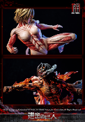 The Female Titan vs Attack On Titan Collect Statue - Shingeki no Kyojin | Jimei Palace 