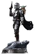 Star Wars statuette The Mandalorian and Grogu Art Scale 1/10 25 cm | Iron Studios