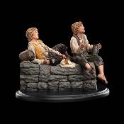 Le Seigneur des Anneaux Statue Merry et Pippin Isengard 12cm Weta Workshop