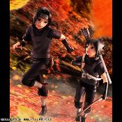 Naruto Shippuden Pack 2 Figurines G.E.M. Series Itachi Uchiha & Sasuke (Repeat) | Megahouse