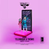 Ulysse 31 figurine Telemaque & Themis Cosmic NEON 25 cm LED Tsume Art