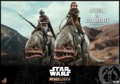 Star Wars The Mandalorian pack 2 figurines 1/6 Kuiil & Blurrg 37 cm | HOT TOYS