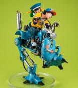 Dragonball Z Desktop Real McCoy EX diorama PVC Son Goku & Son Gohan & Robot with two legs 20 cm | MEGAHOUSE