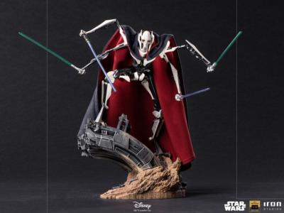 General Grievous 1/10 33 cm Star Wars statuette  Deluxe BDS Art Scale | Iron Studios 