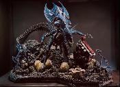 Queen Alien Battle Diorama 71 cm Aliens Premium Masterline Series statuette | Prime 1 Studio 