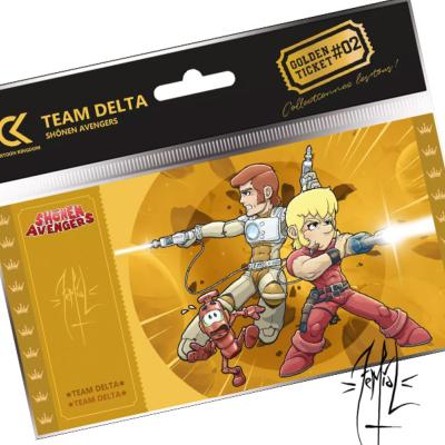 Team Delta Zemial Shonen Avengers Col.1 Golden Ticket | Cartoon Kingdom