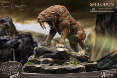 Wonders of the Wild Series statuette Smilodon 28 cm | STAR ACE