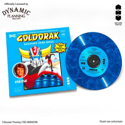 Goldorak Mes Annees Goldorak Enrique Vinyle 45T Accours vers nous - Edition bleue | WE ARE TOKYO