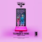 Ulysse 31 figurine Telemaque & Themis Cosmic NEON 25 cm LED Tsume Art