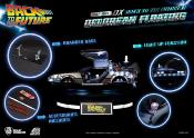 Back to the Future Statuette Egg Attack Floating Back to the Future II DeLorean Deluxe Version 20 cm | Beast Kingdom