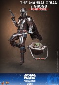 Star Wars: The Mandalorian & Grogu Movie Masterpiece figurine 1/6 The Mandalorian and Grogu (Deluxe Version) 31 cm I Hot Toys 