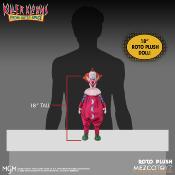 Les Clowns tueurs venus d'ailleurs poupée MDS Roto Slim 46 cm | MEZCO