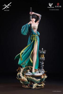 Jade ghostblade series 1/4  Wlop Statue Azure version | Trieagles Studios
